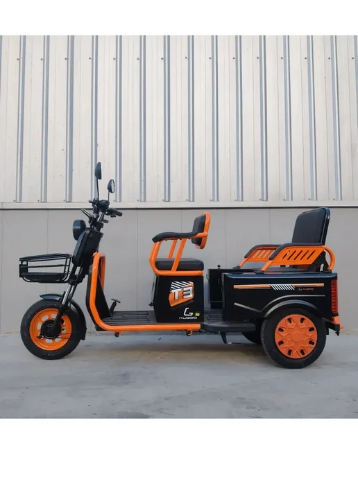 Электроскутер трехколесный Kugoo T3 500W, 60V 20.8AH, 500 Вт, фото 4