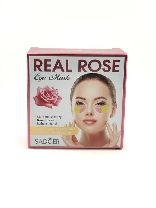 SADOER Патчи для глаз от отеков и мешков Rose eye mask, вариант
