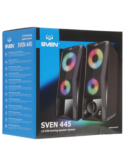 Sven Компьютерная акустика 2.0 6 Вт, питание USB, подсветка, 6 Вт, фото 7