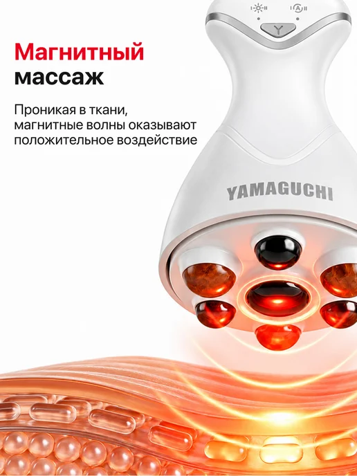 Yamaguchi Массажер для тела Эндосфера BodyShape, белый, фото 6