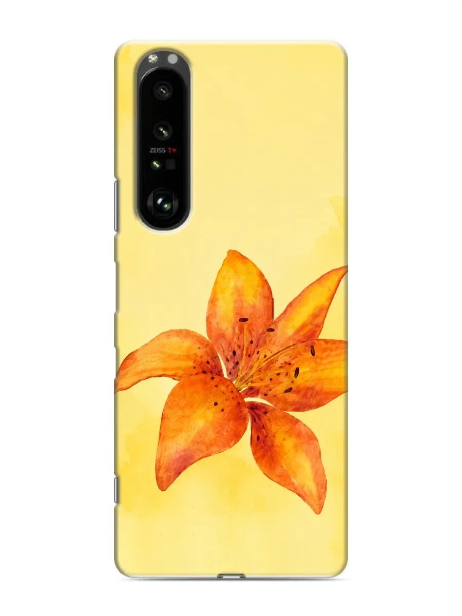 Чехол на Sony Xperia 1 III женские яркие цветы