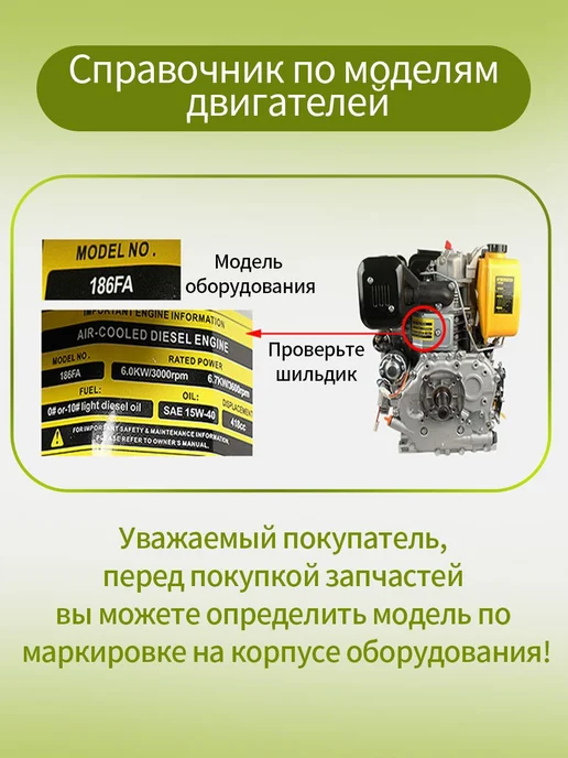 Воздушный фильтр для дизельного генератора 186F (5-6 кВт), вариант, фото 7