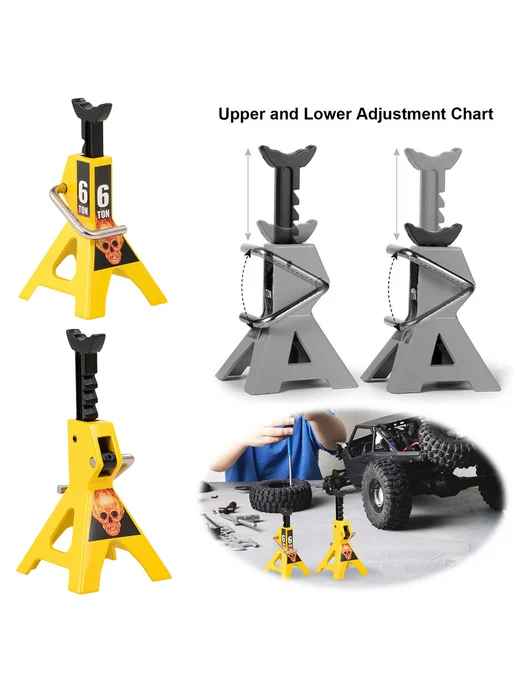 2шт. подъемник для RC Crawler 1 10 для 6T, регулируемая высо, 2 шт, фото 3