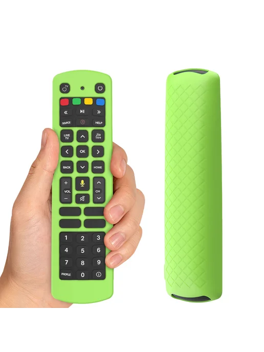 Силиконовый чехол для Jio TV лампярный зелёный, зеленый, фото 3
