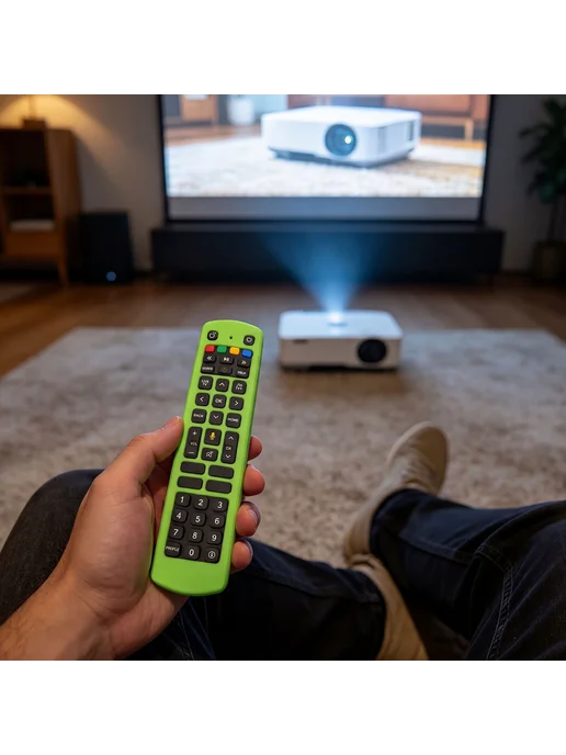 Силиконовый чехол для Jio TV лампярный зелёный, зеленый, фото 5