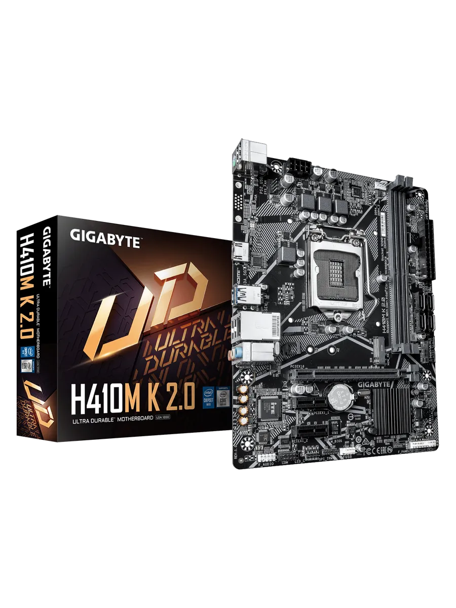 Материнская плата H410M K 2.0 LGA1200 Intel H410 mATX RTL