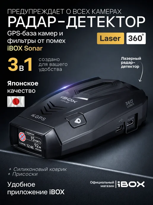 iBOX Антирадар для автомобиля Sonar, вариант