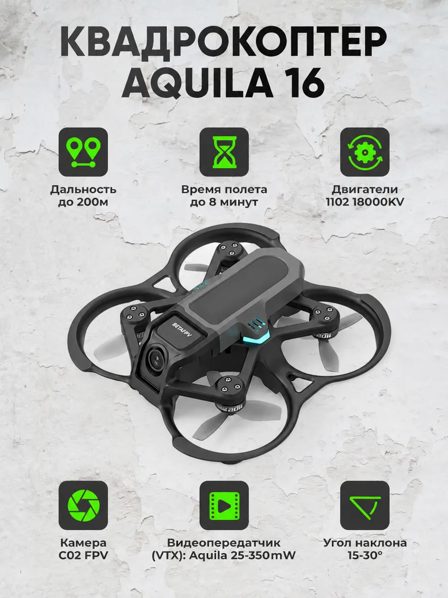 Квадрокоптер Aquila 16 FPV Kit