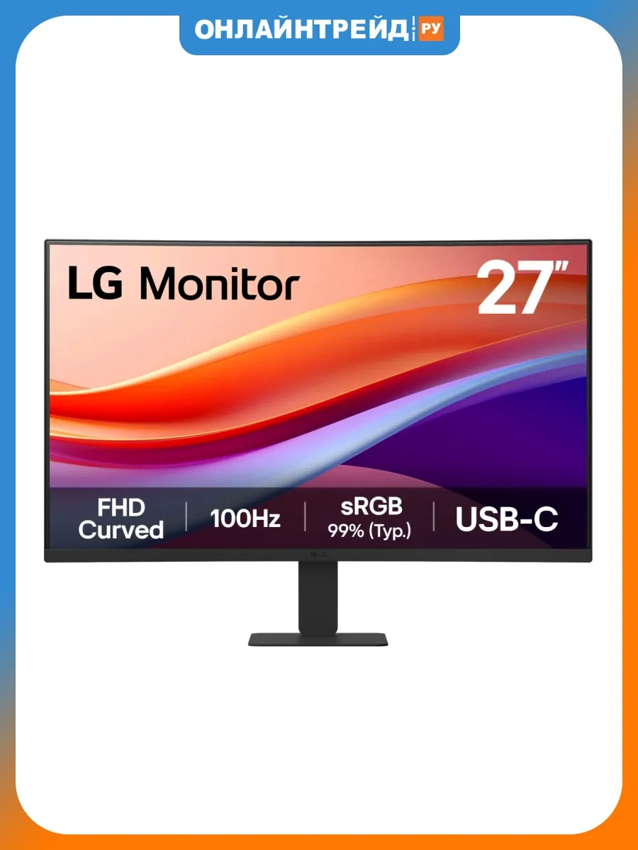 LG Монитор 27U421A-B 27" черный